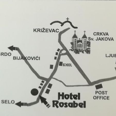Međugorje Hotel Rosabel מראה חיצוני תמונה